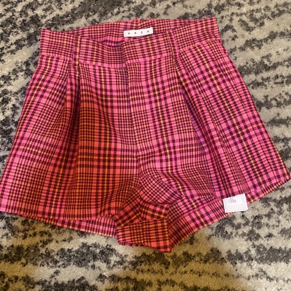 AREA Nameplate High Waisted Short Wool and Polyster - Picture 5 of 8